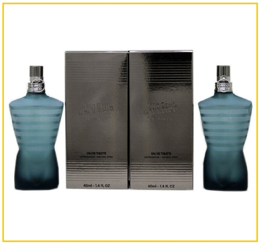 JEAN PAUL GAULTIER MEN'S LE MALE EDT DUO SET 40ML X2