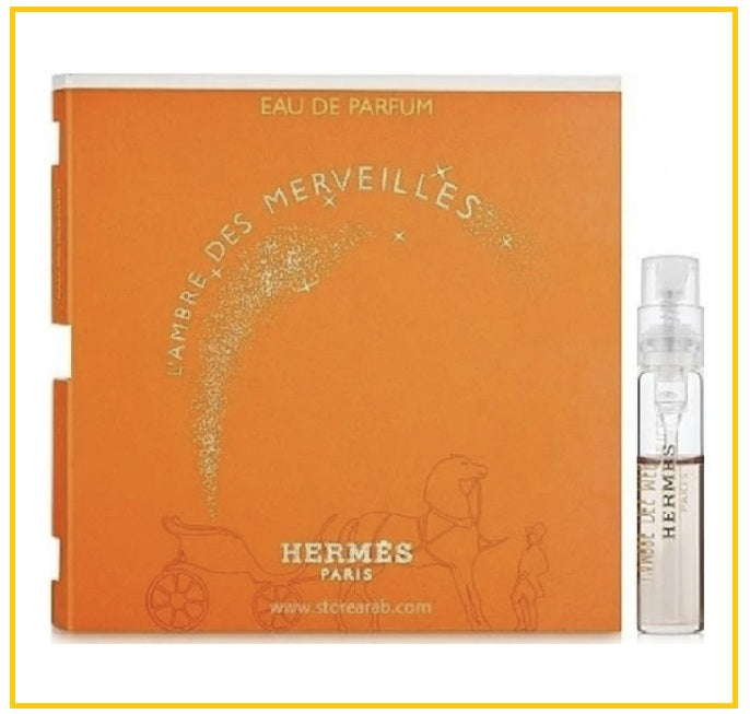 HERMES 愛馬仕暗影橘彩星光淡香水小樣 L'AMBERE DES MERVEILLES EDP 2ML