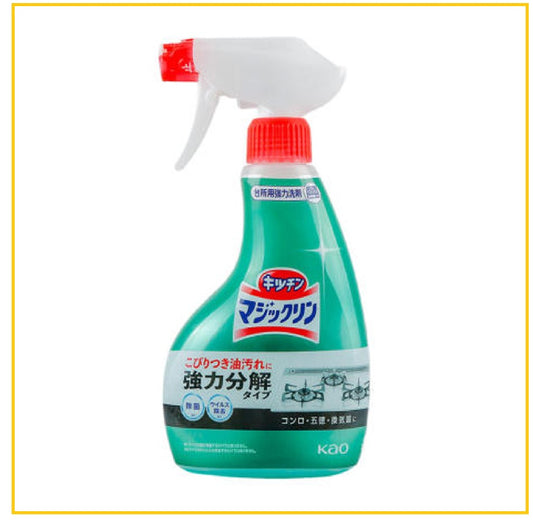 KAO 花王廚房清潔劑手持噴霧綠瓶本體裝 MAGICLEAN POWERFUL KITCHEN CLEANER 400ML