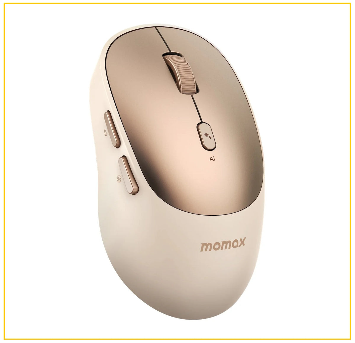 MOMAX 滑鼠 1-FOLIO A.I. MOUSE #DESERT TITANIUM MS02L2