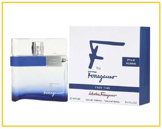 SALVATORE FERRAGAMO 菲拉格慕非凡之旅淡香水 F BY FERRAGAMO FREE TIME MEN EDT 100ML