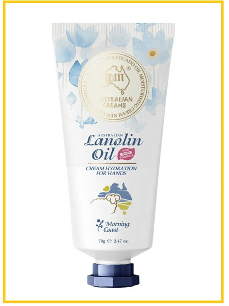 G&M COSMETICS 澳芝曼鱷梨油護手霜檸檬雪松 LANOLIN OIL HAND CREAM MORNING COAST 70G