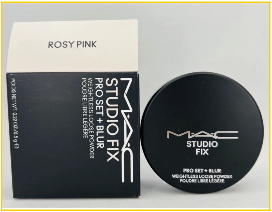 MAC 魅可粉粉嫩散粉 STUDIO FIX PRO SET + BLUR WEIGHTLESS LOOSE POWDER #ROSY PINK 6.5G