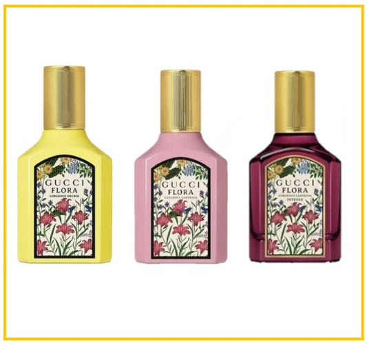 GUCCI GUCCI PERFUME THREE-PIECE SET FLORA FRAGRANCES GIFT DUO SET 30ML X3