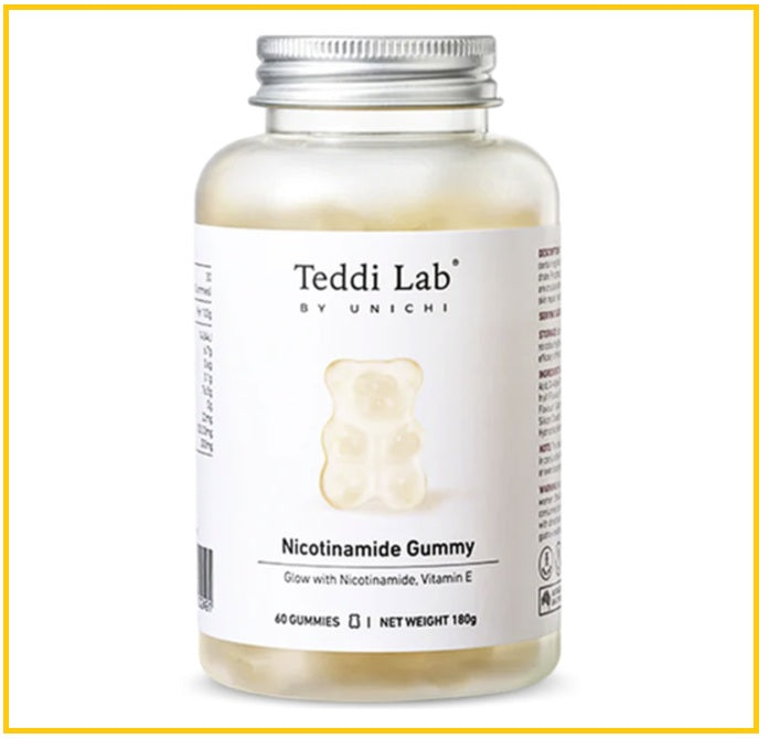 UNICHI 煙酰胺美白煥膚升級配方小熊軟糖60粒 TEDDI LAB NICOTINAMIDE PRO GUMMY 60 GUMMIES