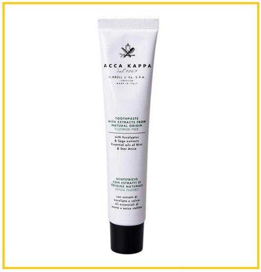 ACCA KAPPA 艾克卡帕茴香植萃牙膏 NATURAL FLORIDE FREE TOOTHPASTE 100ML