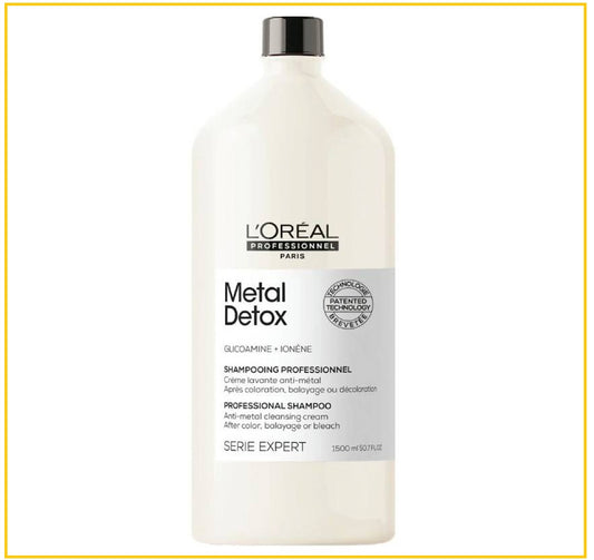 L'OREAL PROFESSIONNEL 歐萊雅瞬順修護洗髮精 METAL DETOX PROFESSIONAL SHAMPOO 1500ML
