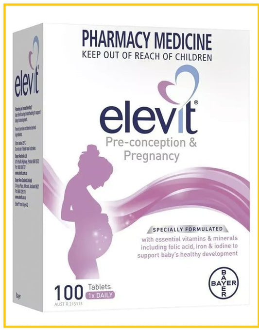 BAYER 拜耳女士愛樂維100粒 ELEVIT PRE-CONCEPTION & PREGNANCY MULTIVITAMIN 100 CAPSULES