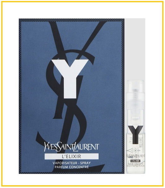 YVES SAINT LAURENT 聖羅蘭先鋒精華淡香水小樣 YSL MEN'S Y L'ELIXIR PARFUM 1.2ML