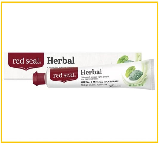RED SEAL 紅印草本牙膏 TOOTHPASTE HERBAL FRESH 100G