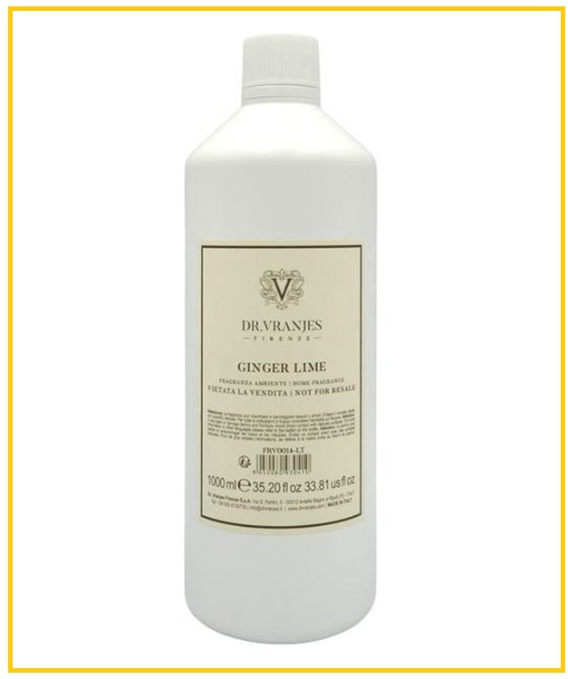 DR VRANJES FIRENZE 北歐櫥窗生薑青檸藤條香薰補充瓶 PERFUME GINGER LIME REFILL 1000ML