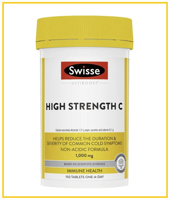 SWISSE High Concentration Vitamin C 1000mg 150 Tablets
