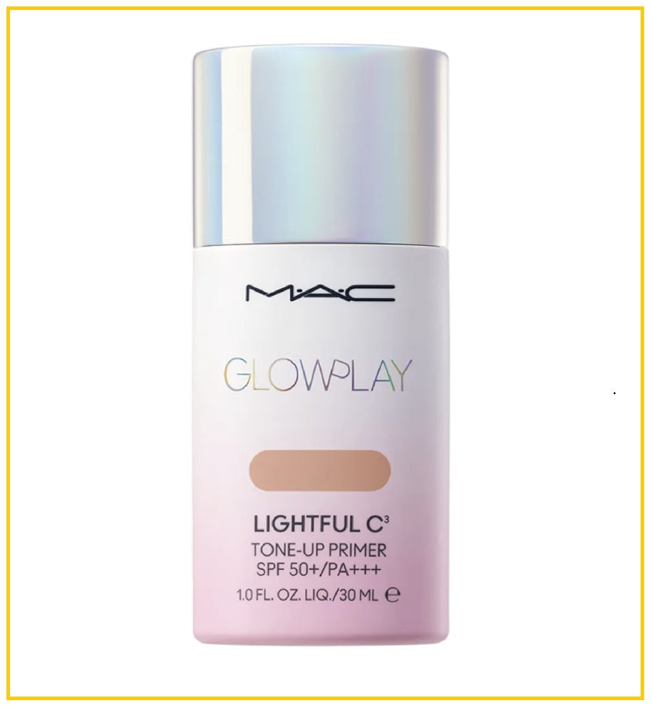 MAC 魅可煥採元氣晶透妝前乳 GLOW PLAY LIGHTFUL C3 TONE UP PRIMER SPF 50+ #LAVENDER / #PEACH / #ILLUMINATE APRICOT 30ML