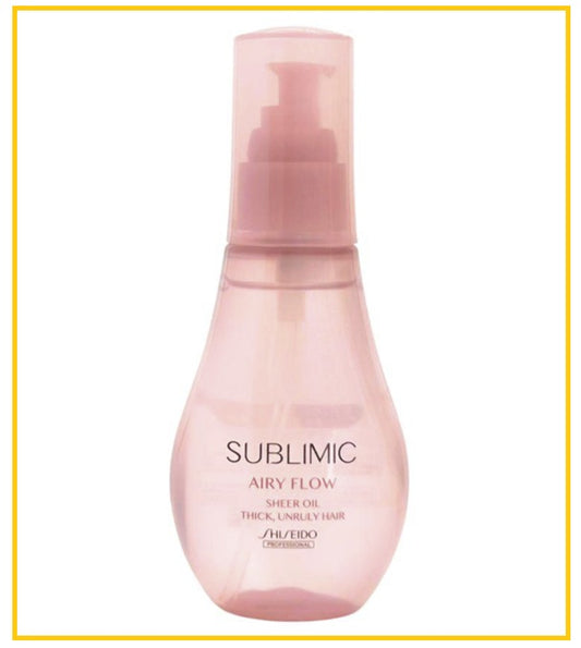 SHISEIDO SUBLIMIC AIRY FLOW SHEER OIL THICK 100ML (Pink)