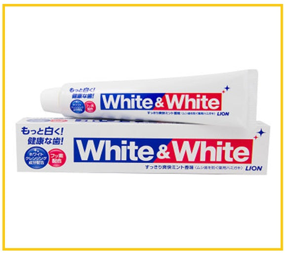 LION White & White Special Enzyme Whitening Toothpaste 150g