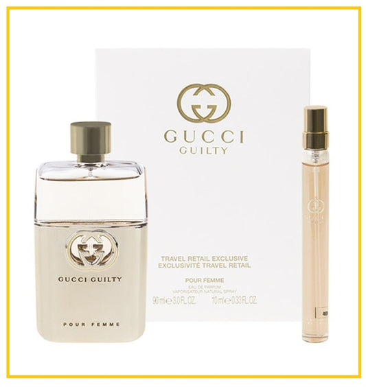 GUCCI GUILTY POUR FEMME EDP DUO SET 90ML + 10ML