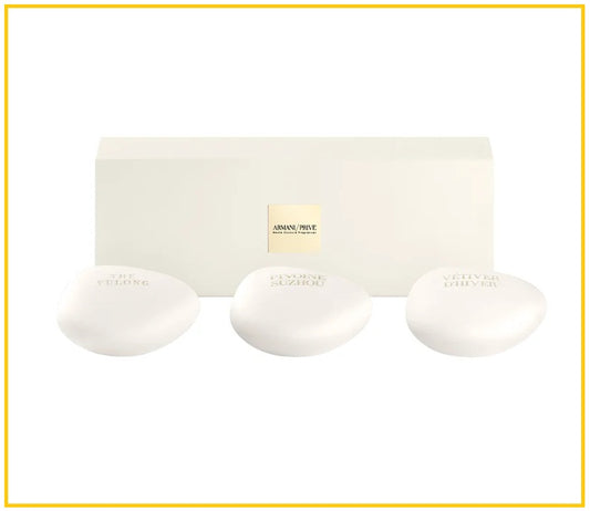 GIORGIO ARMANI 阿瑪尼洗手肥皂三件套裝 PRIVE SCENTED HAND SOAP SET 50G X3