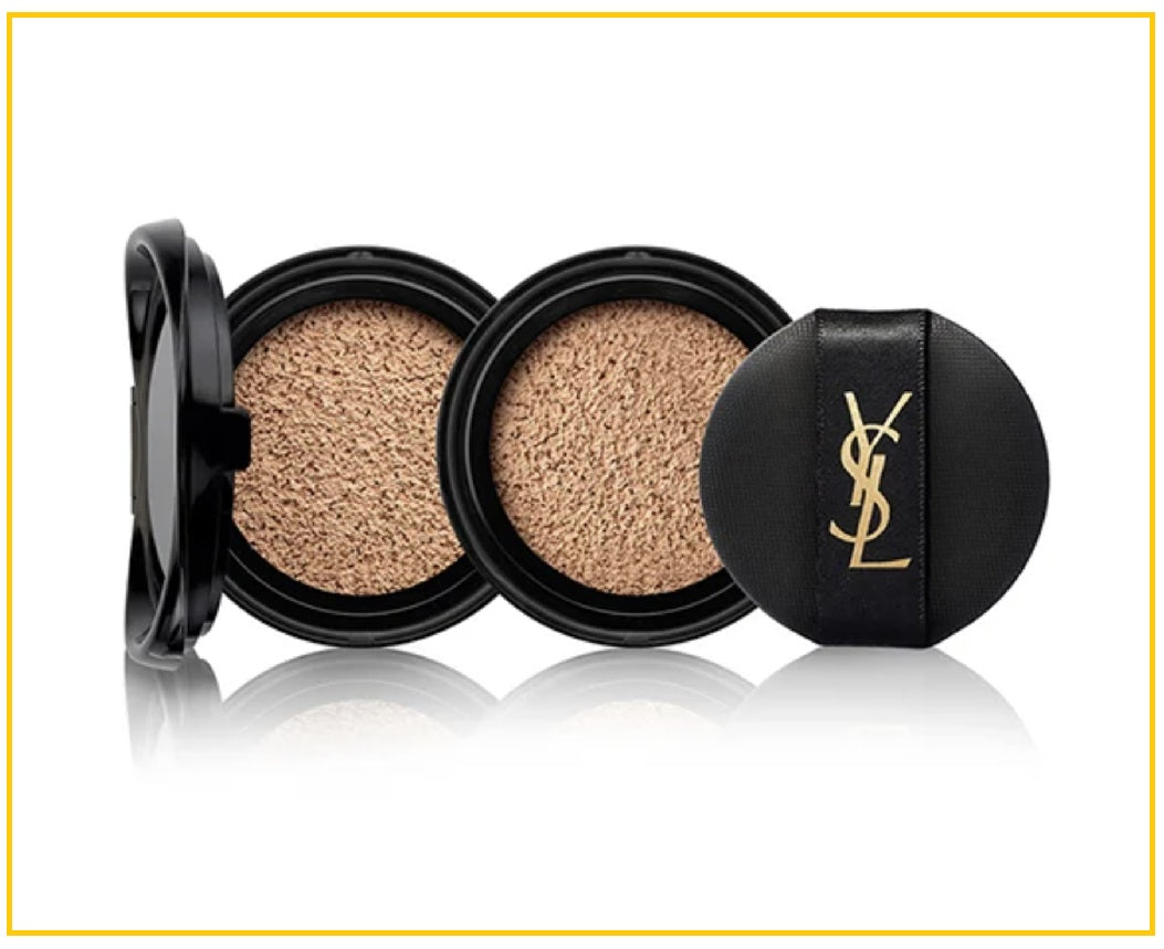 YVES SAINT LAURENT 聖羅蘭皮革氣墊替換裝兩件套裝 YSL LE CUSHION ENCRE DE PEAU COUTURE CUSHION FOUNDATION REFILL #B20 DUO SET 14G X2