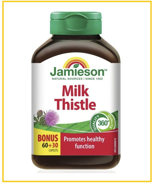 JAMIESON Milk Thistle Concentrate Liver Health Tablets 90 Tablets