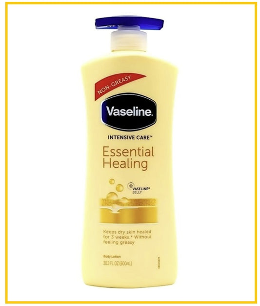 VASELINE ESSENTIAL HEALING LOTION 600ML