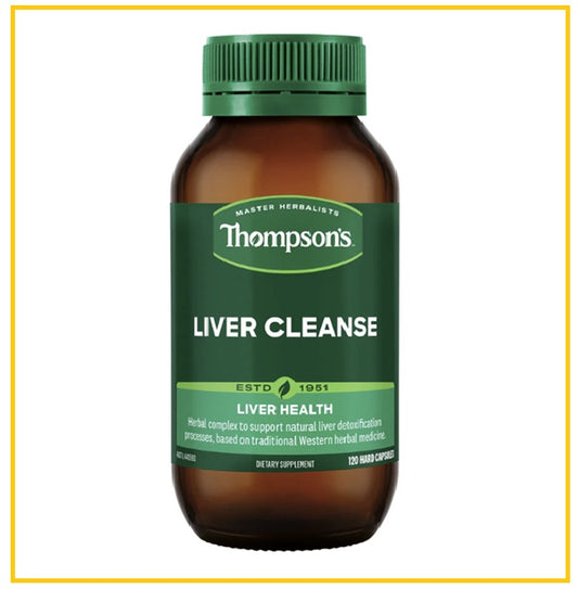 THOMPSON'S 湯普森護肝排毒120粒 LIVER CLEANSE SUPPORT LIVER HEALTH & DETOX 120 CAPSULES