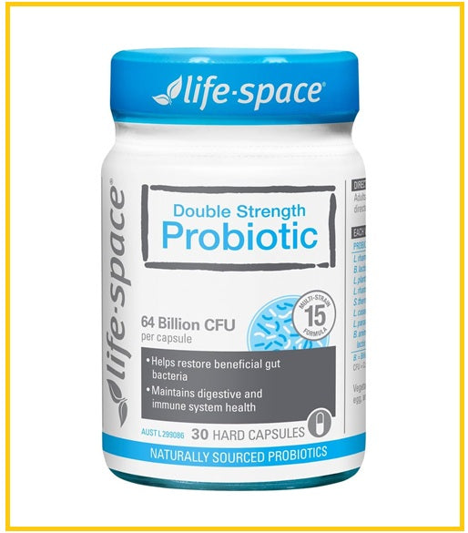 LIFE SPACE Adult Double Strength Probiotic 30 Capsules