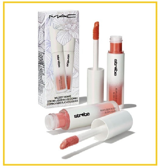 MAC Wildest Beams Strobe Liquid Blush Combo Duo Set 4.3ml x2