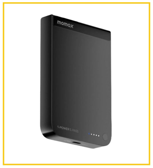 MOMAX 磁吸流動電源 1-POWER S.PASS 10000MAH QI2 MAGNETIC WIRELESS BATTERY PACK #BLACK / #TITANIUM / #ORANGE IP162Q2D / IP162Q2L / IP162Q2M