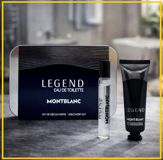 MONT BLANC LEGENDARY CLASSIC EAU DE TOILETTE TRAVEL DUO SET