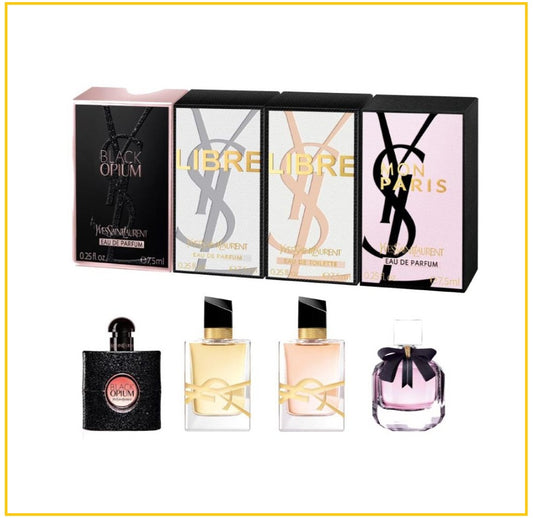 YVES SAINT LAURENT 聖羅蘭香水小樣四件套裝 YSL MINI GIFT SET 7.5ML X4