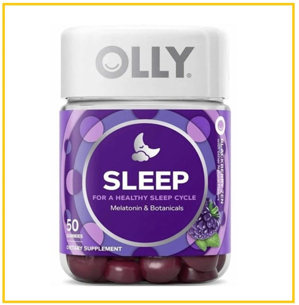 OLLY 女性睡眠糖50片 RESTFUL SLEEP MELATONIN L-THEANINE 50 GUMMIES