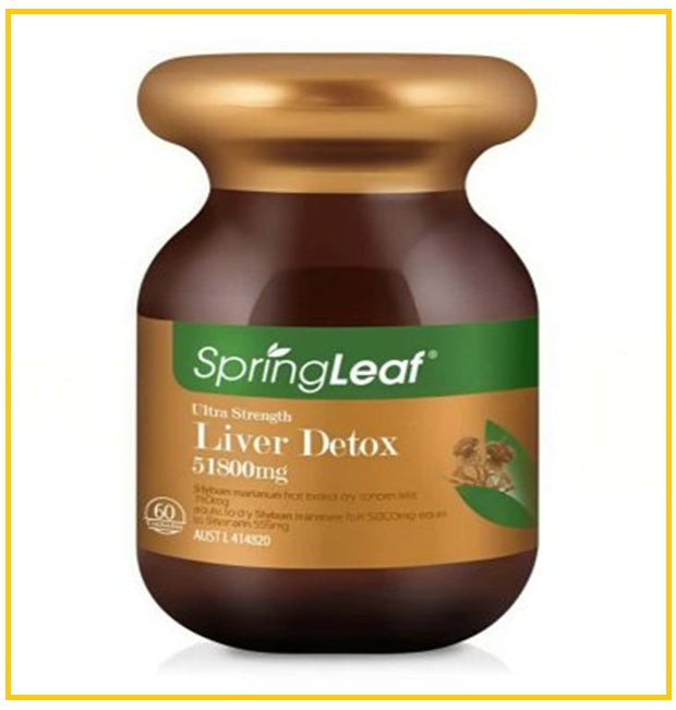 SPRINGLEAF 綠芙超級護肝膠囊60粒 LIVER DETOX 51800MG 60 CAPSULES