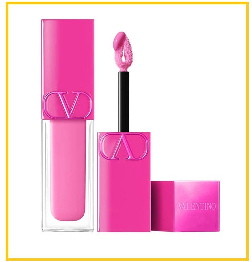 VALENTINO Puffer Gloss Instant Plump & Long Lasting Luscious Shine Lip Gloss #302R EXTRA PINK 6.5ML