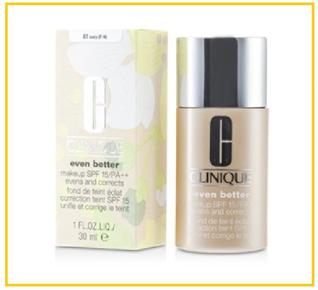 CLINIQUE 倩碧勻淨粉底液 EVEN BETTER MAKEUP SPF15 30ML #61 IVORY 30ML