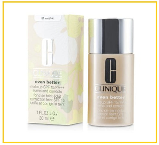 CLINIQUE 倩碧勻淨粉底液 EVEN BETTER MAKEUP SPF15 30ML #61 IVORY 30ML