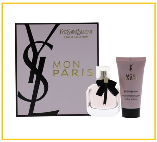 YVES SAINT LAURENT 聖羅蘭反轉巴黎濃香水身體乳套裝 YSL MON PARIS GIFT DUO SET