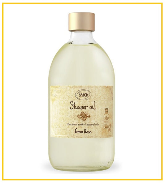 SABON 綠玫瑰沐浴油 SHOWER OIL GREEN ROSE 500ML