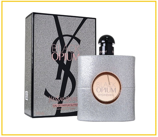 YVES SAINT LAURENT BLACK OPIUM EAU DE PARFUM GLITTER 90ML