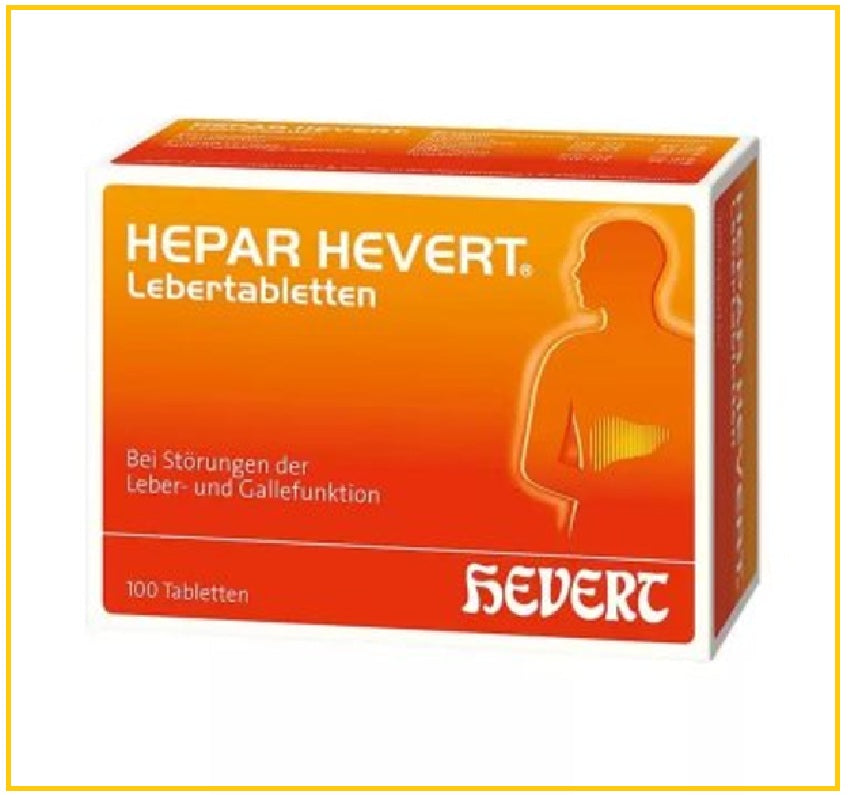 HEVERT 菲德蒲公英水飛薊全面護肝營養片100粒 HEPAR LIVER TABLETS 100CAPS