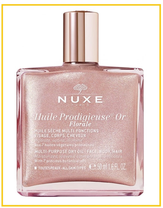 NUXE 巴黎歐樹粉漾花語多效精華油 HUILE PRODIGIEUSE OR FLORALE 50ML