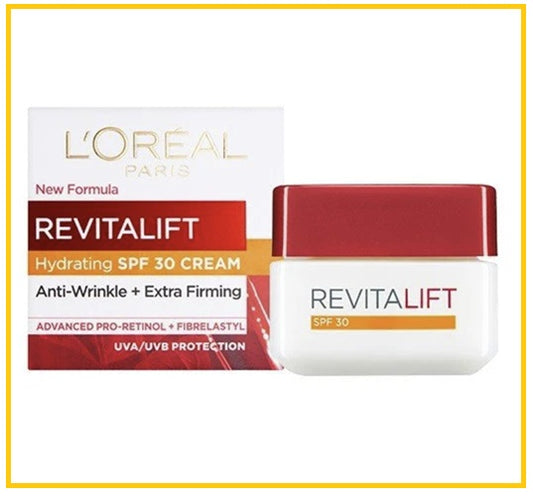 L'OREAL 歐萊雅活力緊緻修護日霜 LOREAL REVITALIFT DAY CREAM ANTI-WRINKEL FIRMING SPF30 50ML