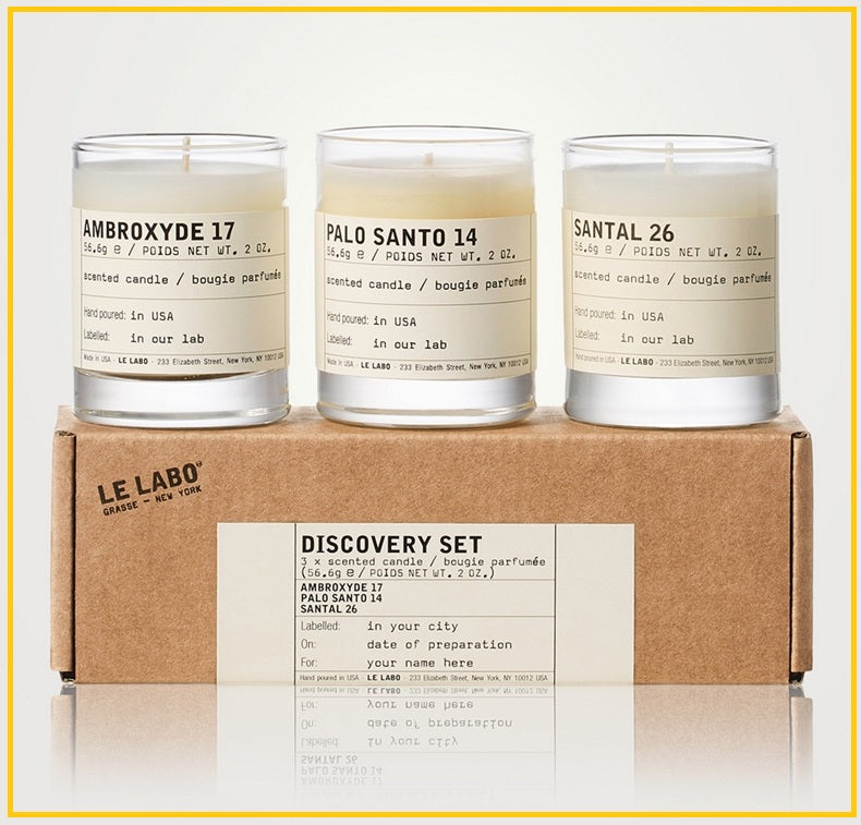 LE LABO 蠟燭三件套裝 CANDLE DISCOVERY SET