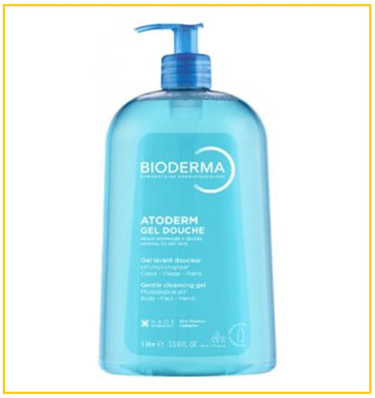 BIODERMA 貝德瑪超溫和沐浴露藍色 ATODERM ULTRA GENTLE SHOWER GEL 1000ML