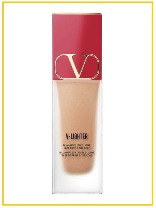 VALENTINO 華倫天奴大V妝前乳隔離霜 V-LIGHTER DUAL USE LIQUID LIGHT FACE BASE & TOP COAT #AMBR 25ML