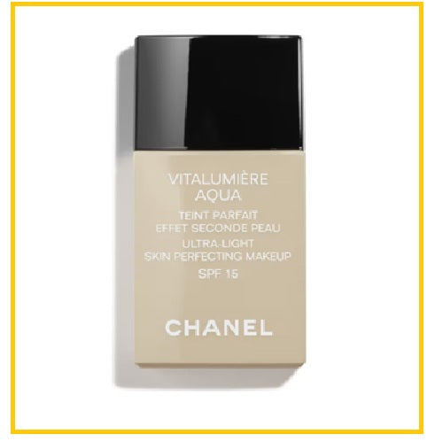 CHANEL 香奈兒青春光彩粉底液 VITALUMIERE AQUA ULTRA LIGHT SKIN PERFECTING MAKEUP FOUNDATION #32 BEIGE ROSE 30ML