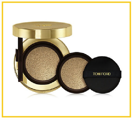 TOM FORD 氣墊正裝+替換芯+粉撲 TF SHADE AND ILLUMINATE FOUNDATION SOFT RADIANCE CUSHION COMPACT SPF 45 WITH EXTRA REFILL #1.4 BONE 12G X2