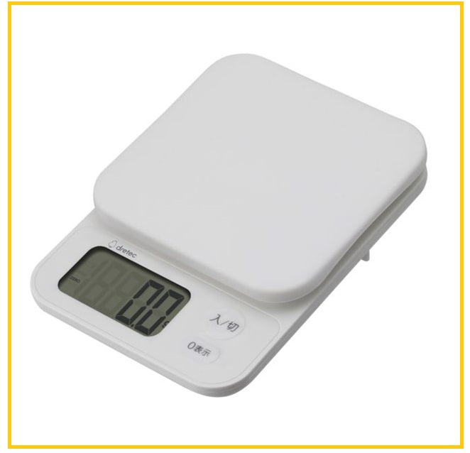 DRETEC Electronic Kitchen Scale BOULANGER DIGITAL SCALE 3KG #WHITE / #BLACK KS-829WT / KS-829BK