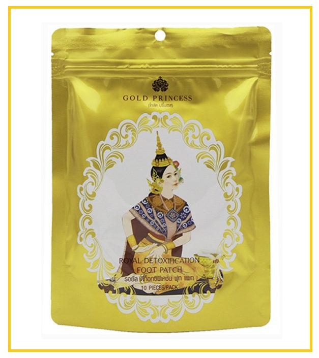 GOLD PRINCES Original Bamboo Vinegar Foot Patches (10 Patches)