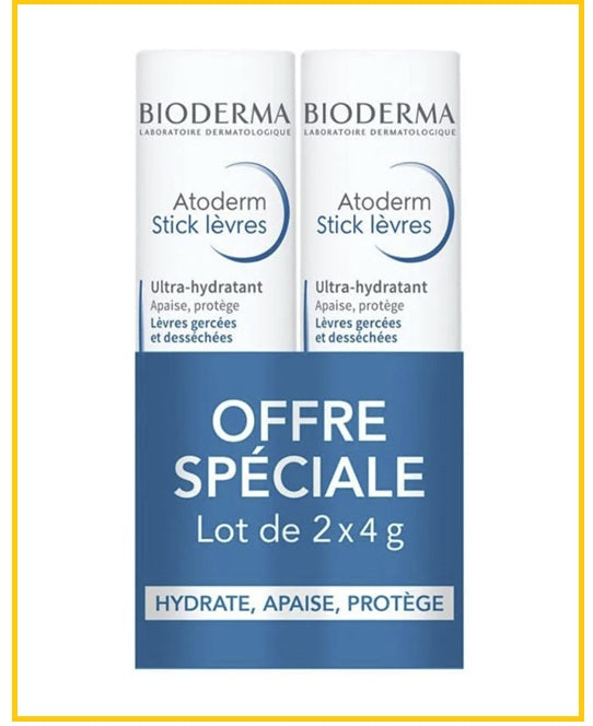BIODERMA Bioderma Repairing &amp; Nourishing Lipstick 2-Piece Set (4g x2)