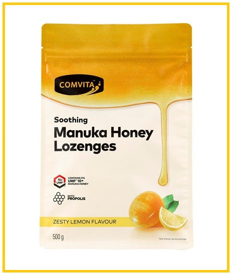 COMVITA Manuka Honey Lozenges Lemon Flavor 500g